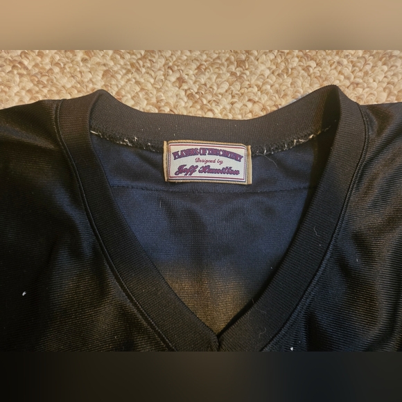 Players of Century R Moss #18 OaklandRaiders NFL Black Stitchd Jersey Sz3X 2004 - Picture 5 of 13